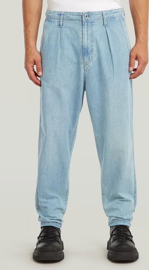 G-Star RAW Denim Pleated Chino Lichtblauw Heren