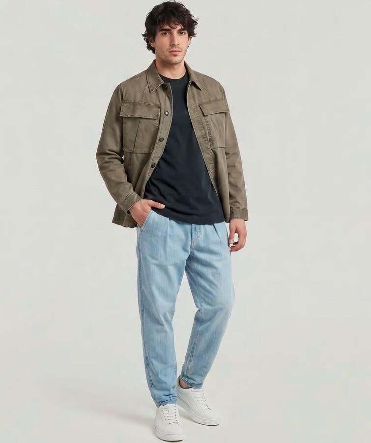 G-Star RAW Denim Pleated Chino Lichtblauw Heren - Foto 5