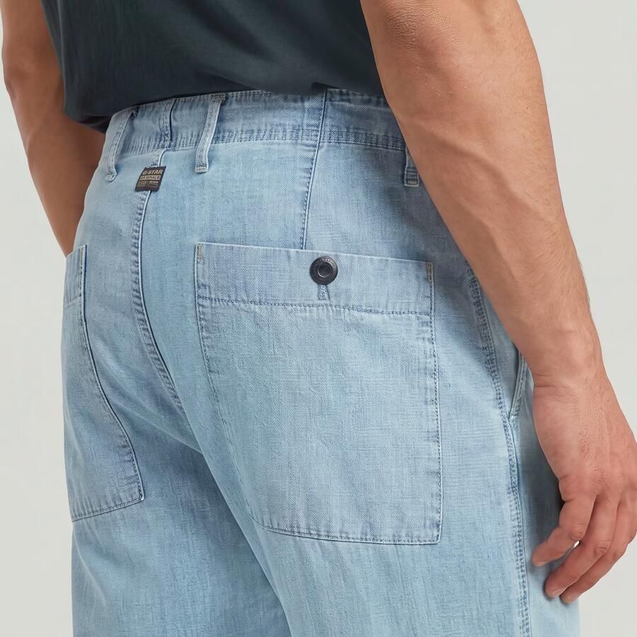G-Star RAW Denim Pleated Chino Lichtblauw Heren - Foto 3