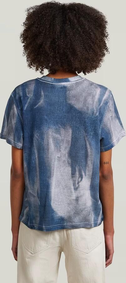 G-Star RAW Denim Print T-Shirt Meerkleurig Dames - Foto 5
