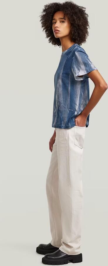 G-Star RAW Denim Print T-Shirt Meerkleurig Dames - Foto 6