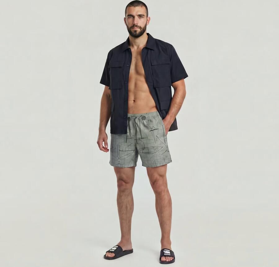 G-Star RAW Dirik AO Zwemshort Meerkleurig Heren - Foto 5