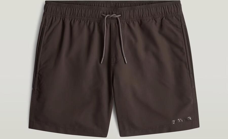 G-Star RAW Dirik Solid Zwemshort Bruin Heren
