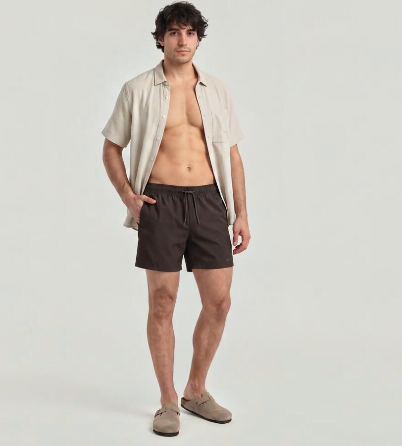 G-Star RAW Dirik Solid Zwemshort Bruin Heren - Foto 5