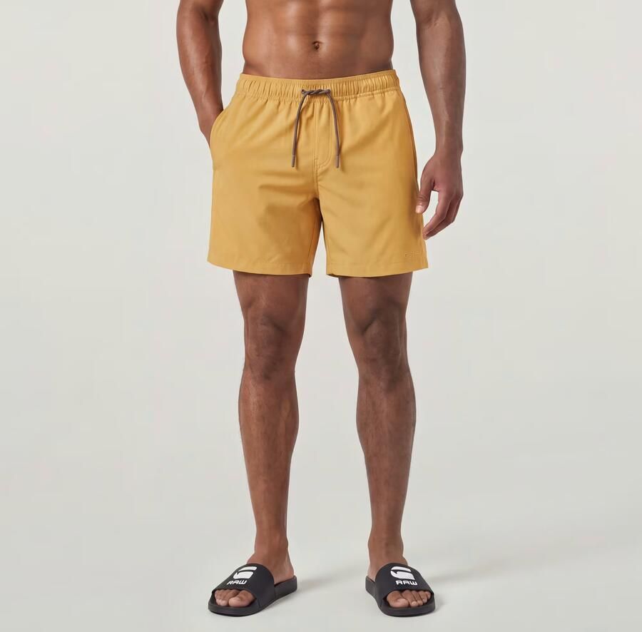 G-Star RAW Dirik Solid Zwemshort Geel Heren - Foto 3