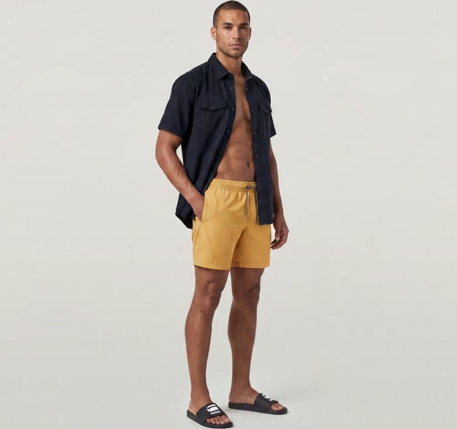 G-Star RAW Dirik Solid Zwemshort Geel Heren - Foto 5