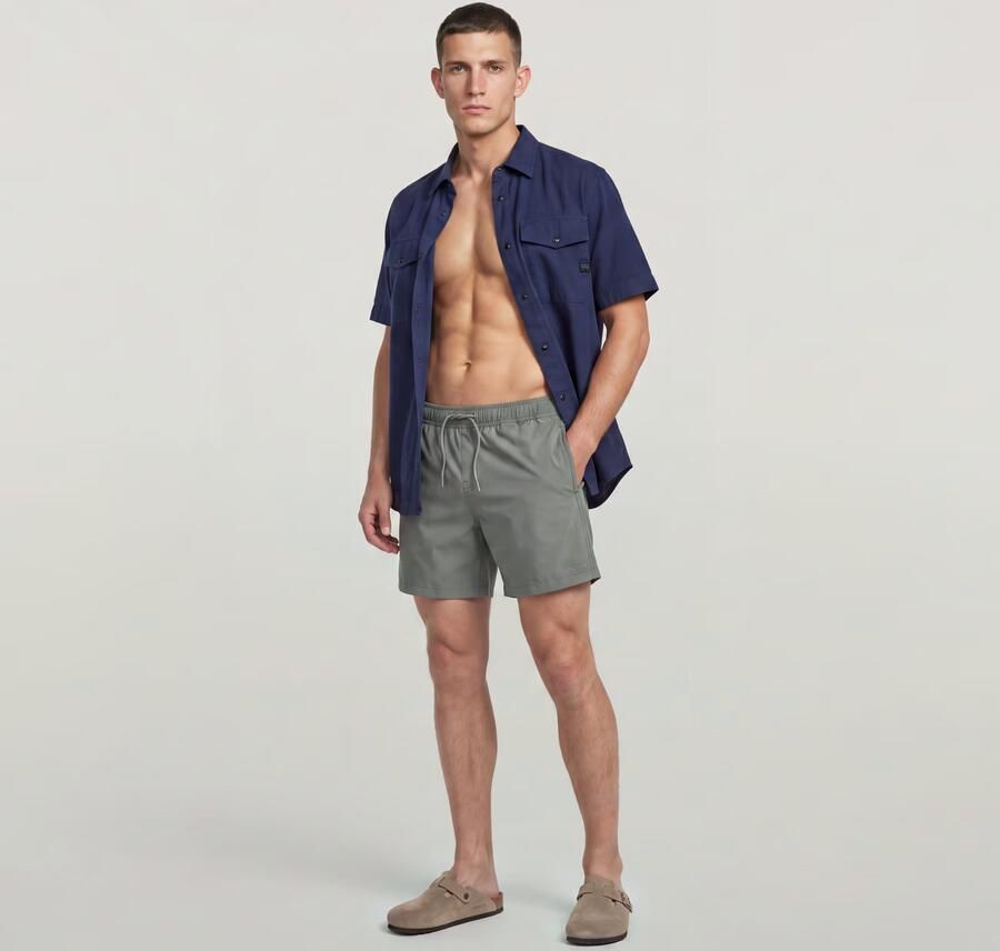 G-Star RAW Dirik Solid Zwemshort Grijs Heren - Foto 6