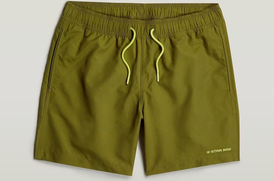 G-Star RAW Dirik Solid Zwemshort Groen Heren