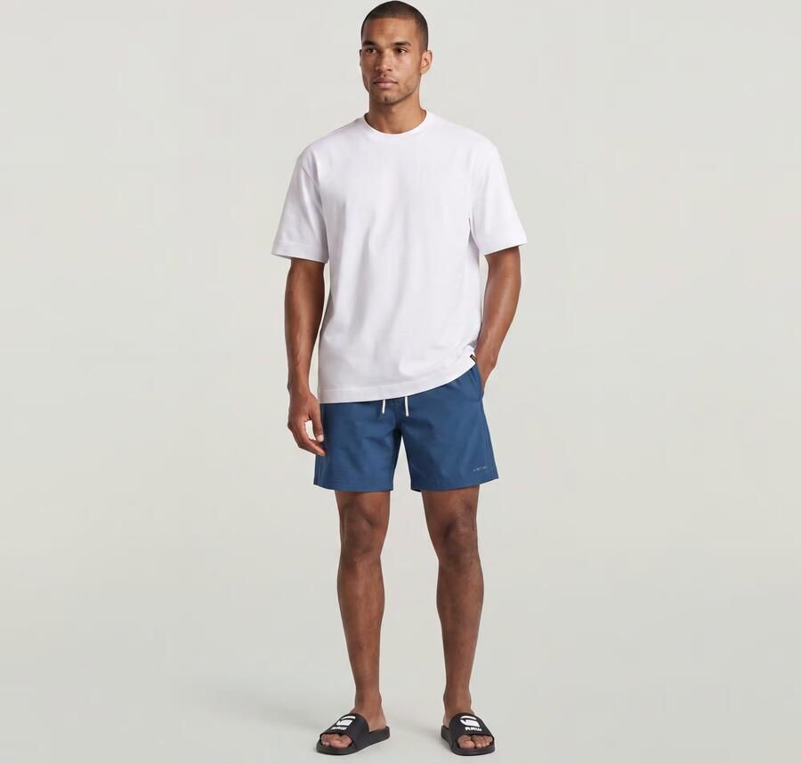 G-Star RAW Dirik Solid Zwemshort Midden blauw Heren - Foto 5