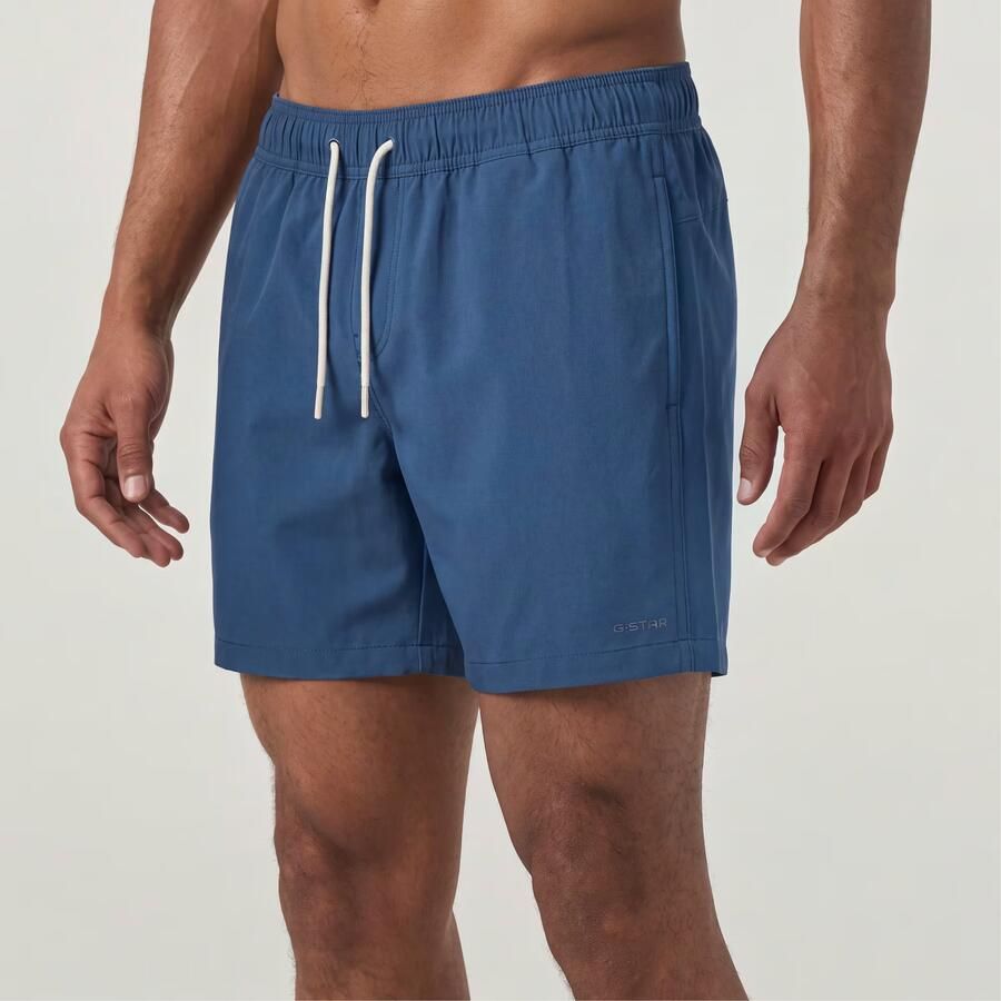 G-Star RAW Dirik Solid Zwemshort Midden blauw Heren - Foto 3