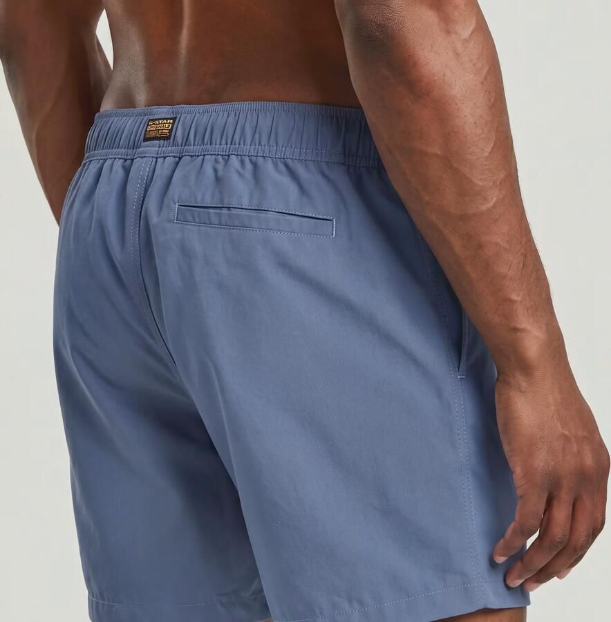 G-Star RAW Dirik Solid Zwemshort Midden blauw Heren - Foto 3