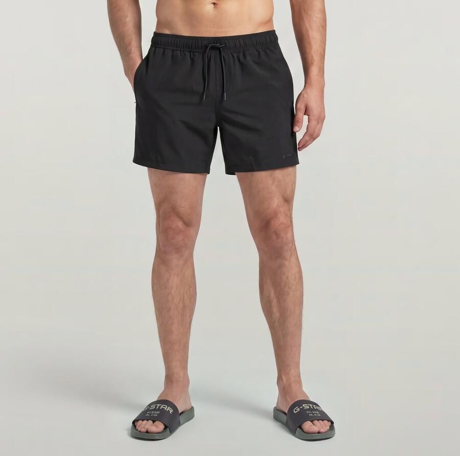 G-Star RAW Dirik Solid Zwemshort Zwart Heren - Foto 3