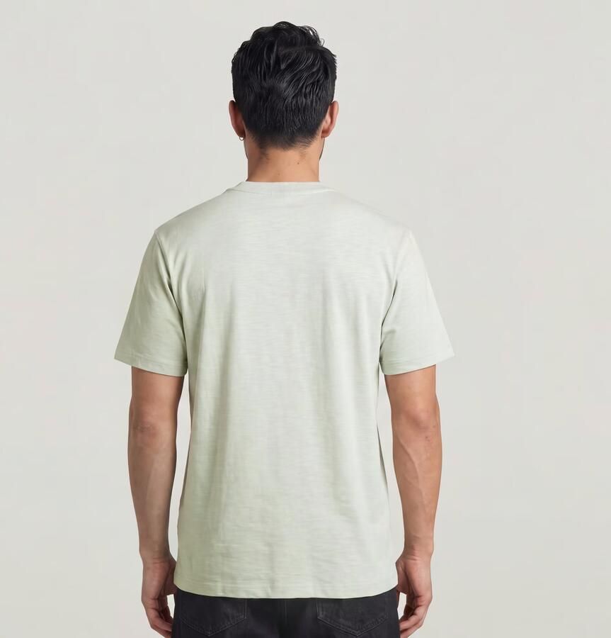 G-Star RAW Distressed Zip Pocket T-Shirt Groen Heren - Foto 3