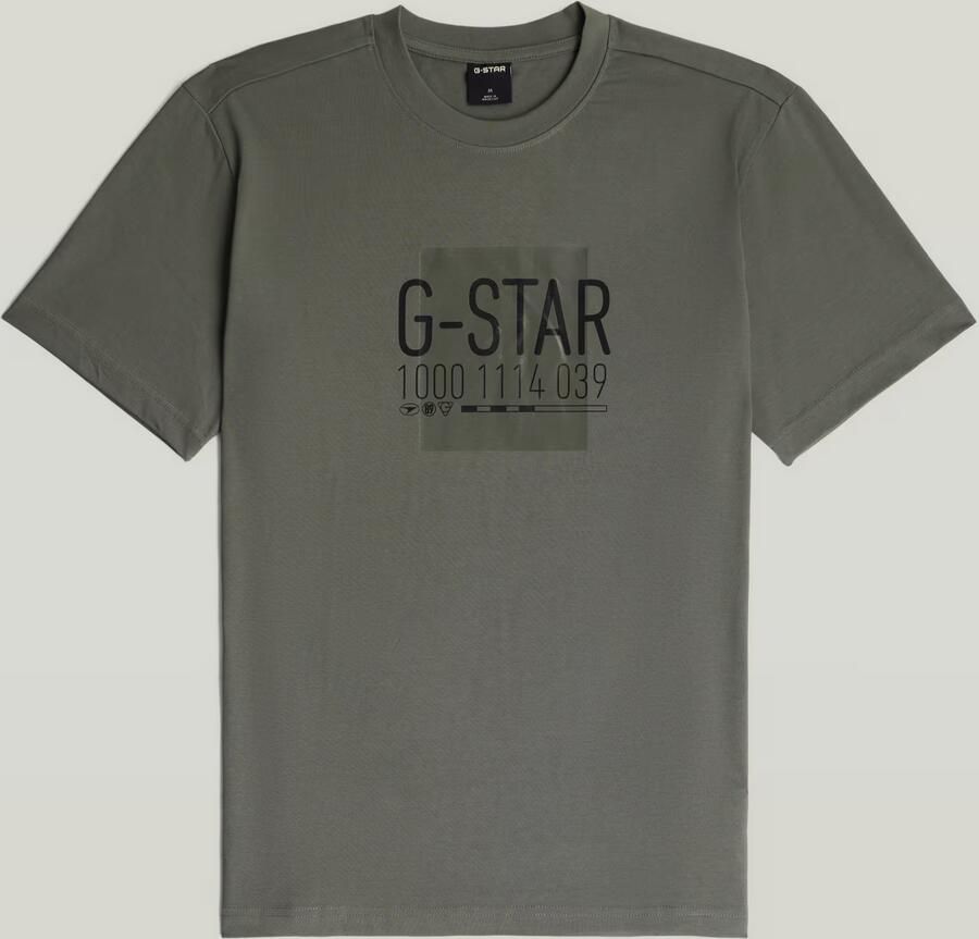 G-Star RAW District Regular T-Shirt Groen Heren - Foto 3