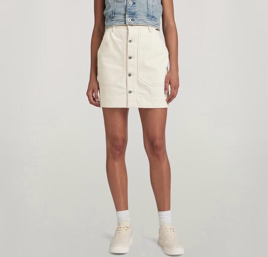G-Star RAW Doorknooprok Utility Wit Dames - Foto 6