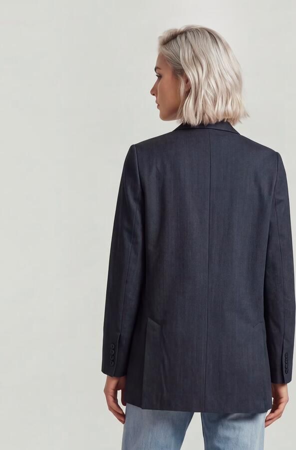 G-Star RAW Double Breasted Blazer Donkerblauw Dames - Foto 6