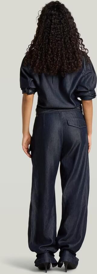 G-Star RAW Double Button Jumpsuit Donkerblauw Dames - Foto 6