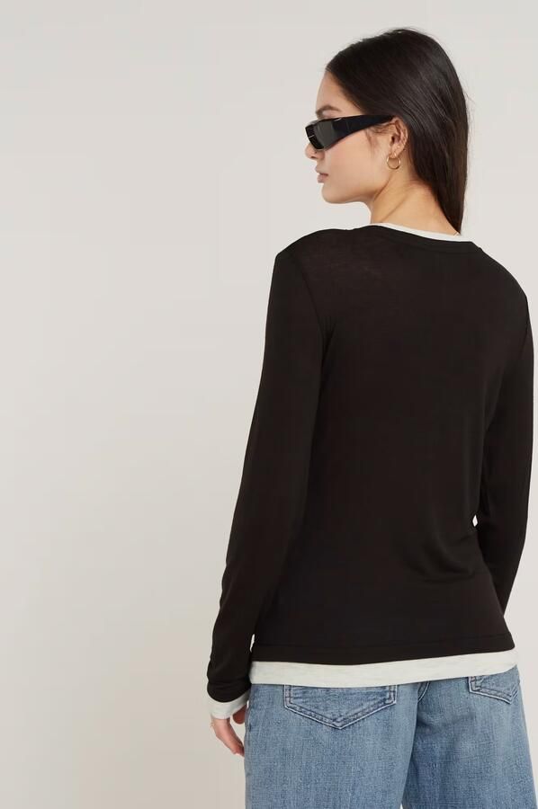 G-Star RAW Double Layer Top Zwart Dames - Foto 6