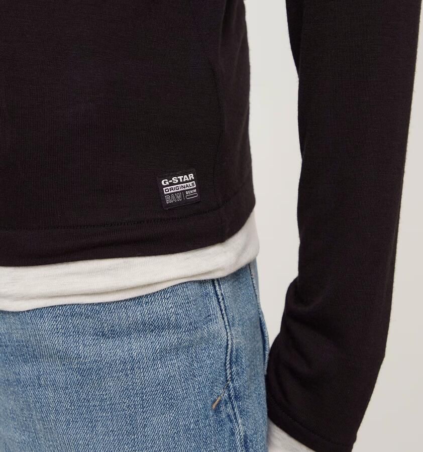 G-Star RAW Double Layer Top Zwart Dames - Foto 4