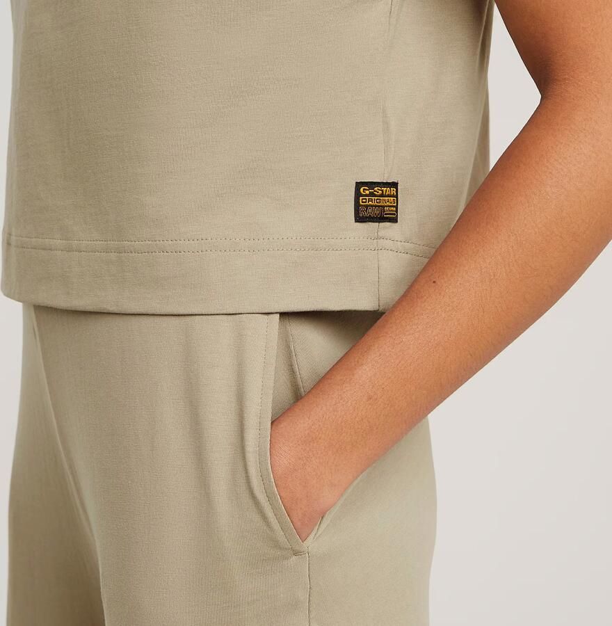 G-Star RAW Double Layer Wide Leg Jumpsuit Beige Dames - Foto 3