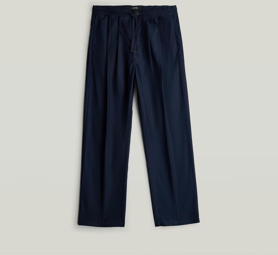 G-Star RAW Double Pleated Chino Donkerblauw Heren - Foto 4