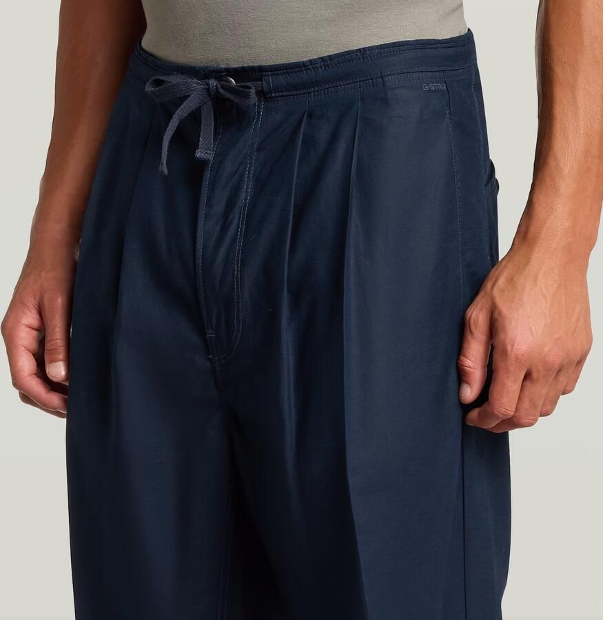 G-Star RAW Double Pleated Chino Donkerblauw Heren - Foto 3