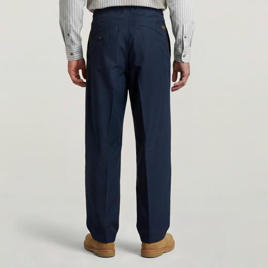 G-Star RAW Double Pleated Chino Donkerblauw Heren - Foto 3