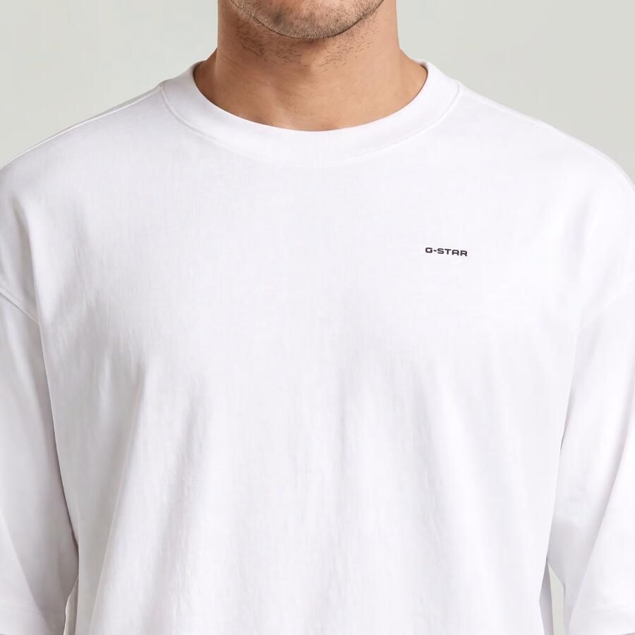 G-Star RAW Double Sleeve Loose T-Shirt Wit Heren - Foto 3