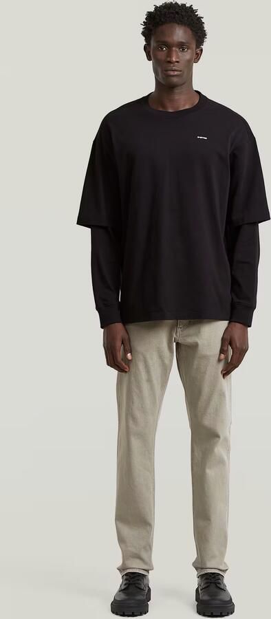 G-Star RAW Double Sleeve Loose T-Shirt Zwart Heren - Foto 6