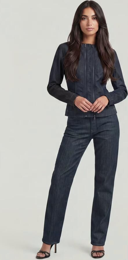 G-Star RAW Double Zip Neo Raw Jack Donkerblauw Dames - Foto 5