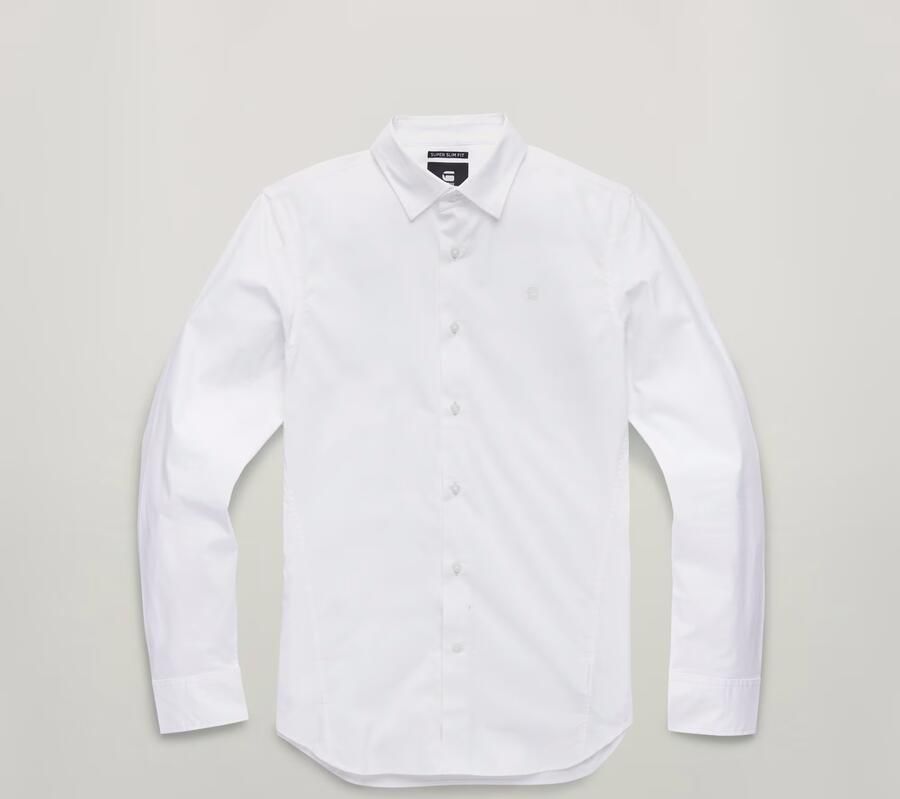 G-Star RAW Overhemd met lange mouwen Dressed Super Slim Hemd - Foto 9