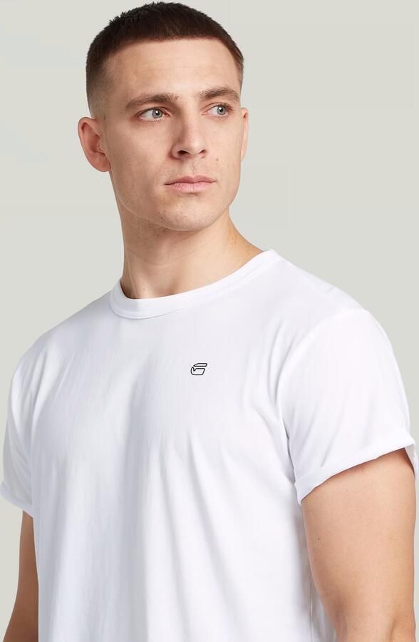 G-Star RAW Ductsoon Relaxed T-Shirt Wit Heren - Foto 5