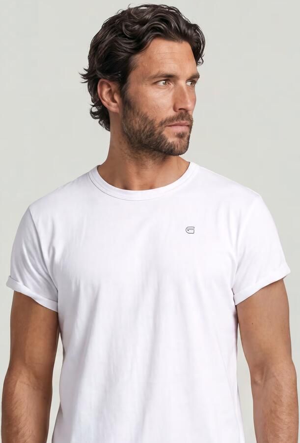 G-Star RAW Ductsoon Relaxed T-Shirt Wit Heren - Foto 4