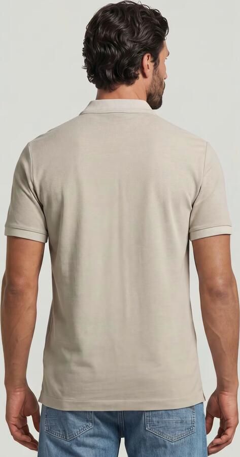 G-Star RAW Dunda Overdyed Slim Polo Beige Heren - Foto 5