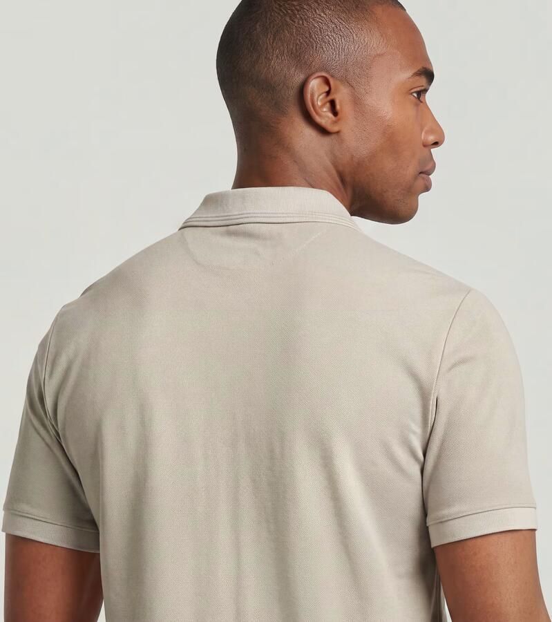 G-Star RAW Dunda Overdyed Slim Polo Beige Heren - Foto 4
