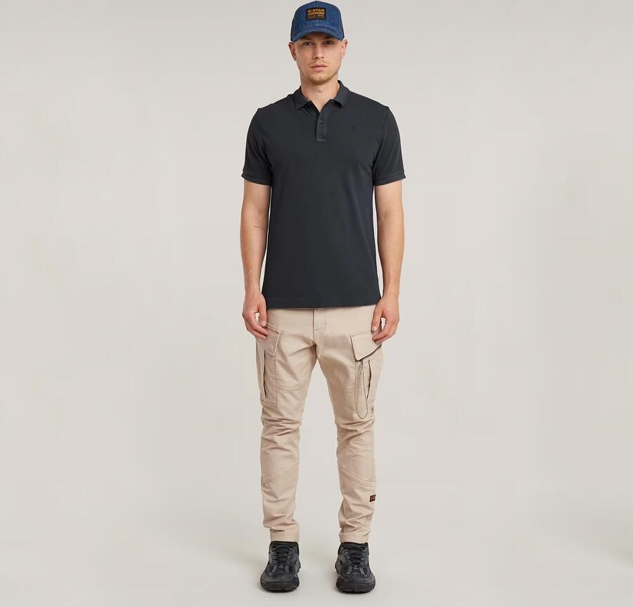 G-Star RAW Dunda Overdyed Slim Polo Donkerblauw Heren - Foto 5