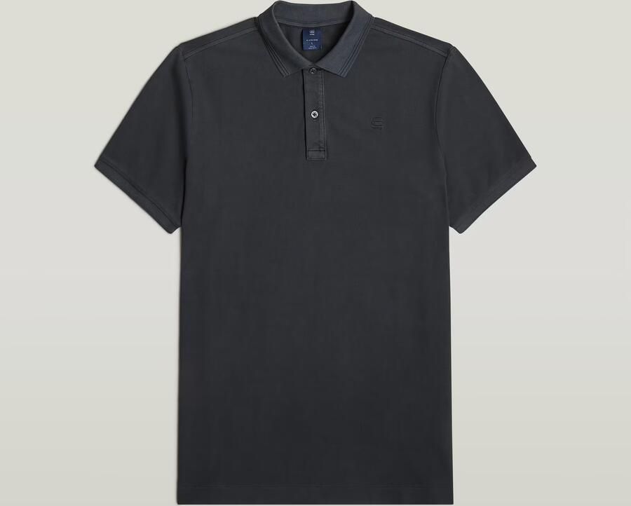 G-Star RAW Dunda Overdyed Slim Polo Donkerblauw Heren - Foto 6
