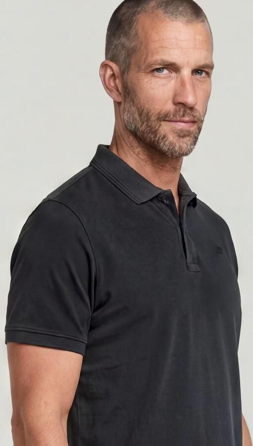 G-Star RAW Dunda Overdyed Slim Polo Donkerblauw Heren - Foto 9