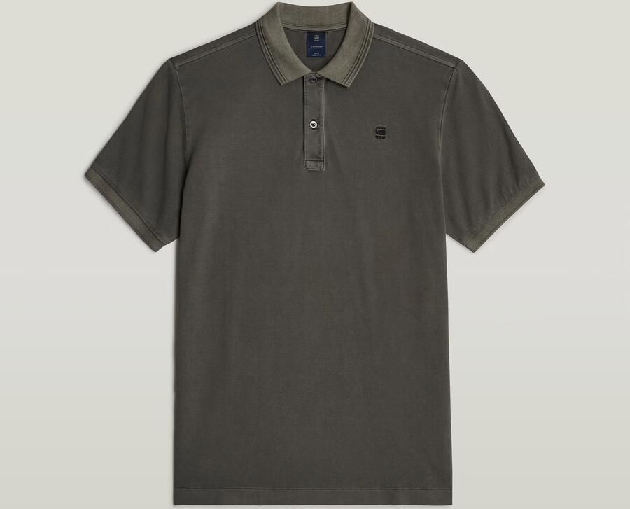 G-Star RAW Poloshirt Dunda slim fit Logoborduursel op borsthoogte