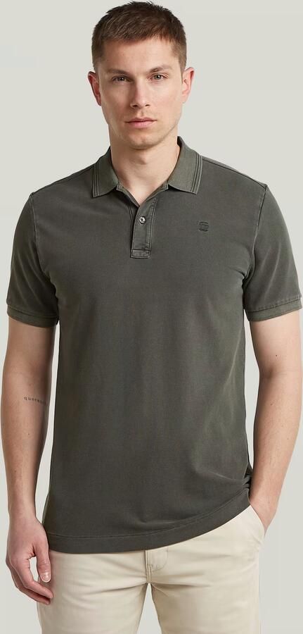G-Star RAW Poloshirt Dunda slim fit Logoborduursel op borsthoogte - Foto 10
