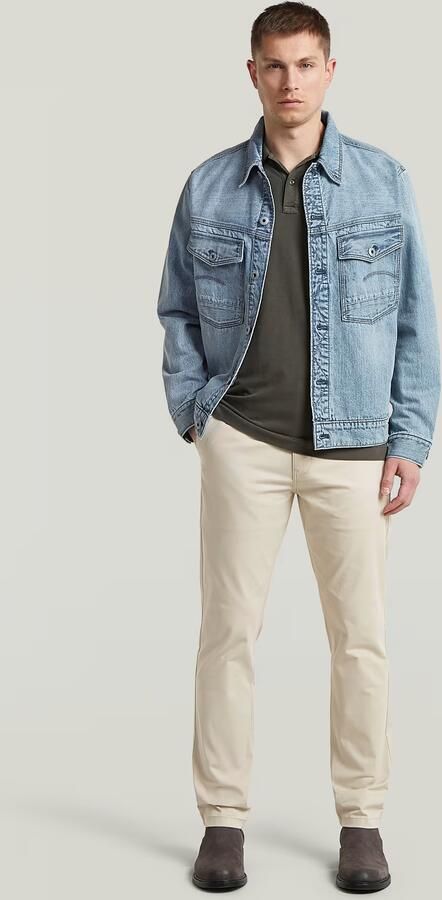G-Star RAW Poloshirt Dunda slim fit Logoborduursel op borsthoogte - Foto 9