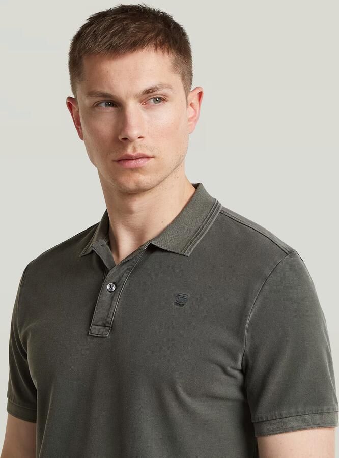 G-Star RAW Poloshirt Dunda slim fit Logoborduursel op borsthoogte - Foto 7