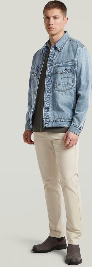 G-Star RAW Poloshirt Dunda slim fit Logoborduursel op borsthoogte - Foto 12