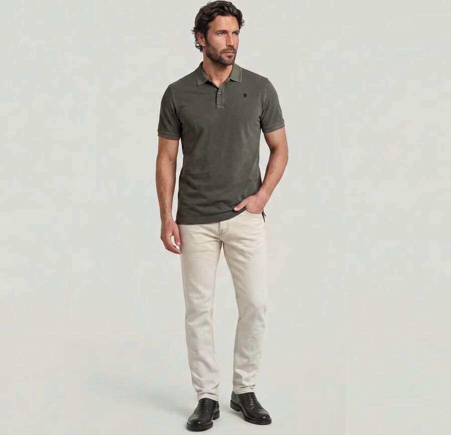 G-Star RAW Poloshirt Dunda slim fit Logoborduursel op borsthoogte - Foto 6