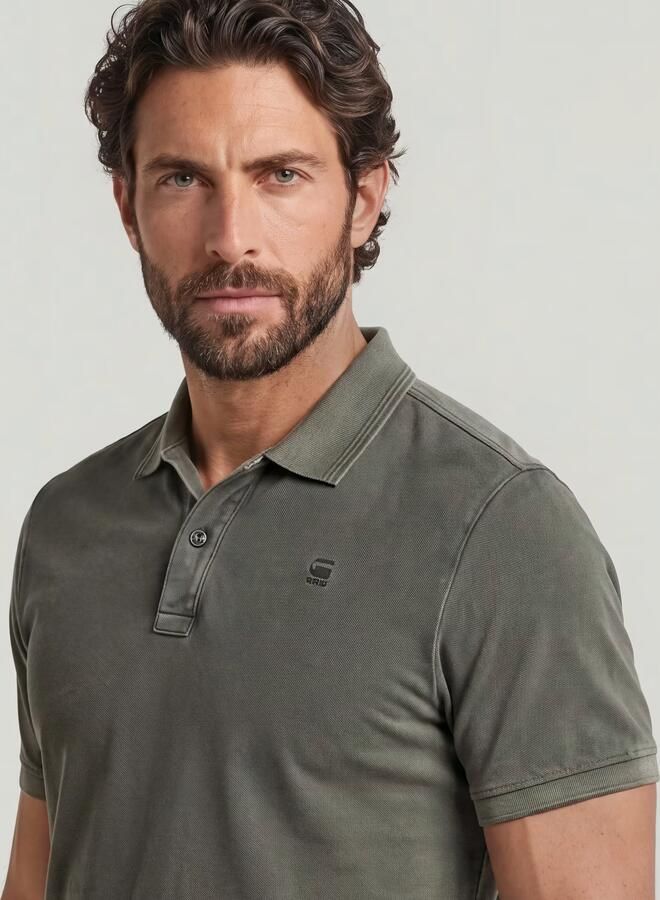 G-Star RAW Poloshirt Dunda slim fit Logoborduursel op borsthoogte - Foto 8