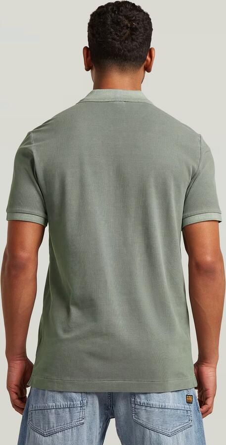 G-Star RAW Dunda Overdyed Slim Polo Groen Heren - Foto 5