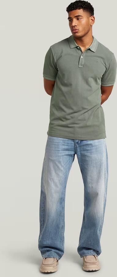 G-Star RAW Dunda Overdyed Slim Polo Groen Heren - Foto 6