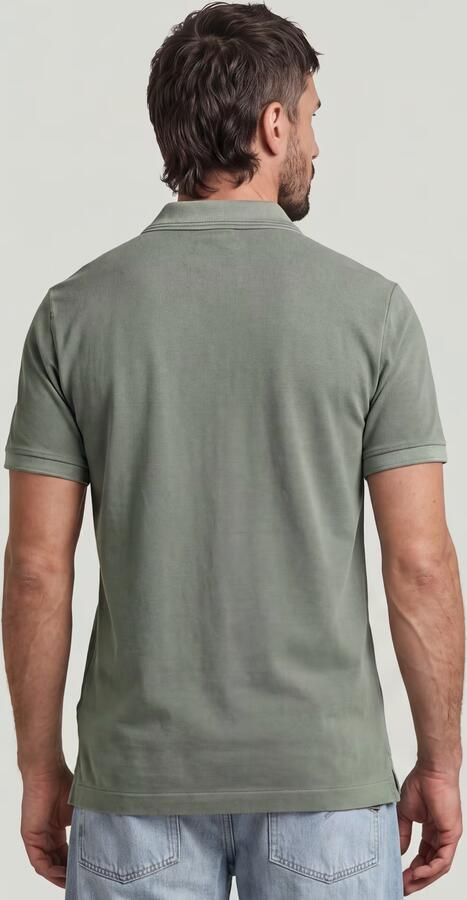 G-Star RAW Dunda Overdyed Slim Polo Groen Heren - Foto 5