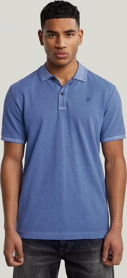 G-Star RAW Poloshirt Dunda slim fit Logo-embossing op de borst - Foto 10