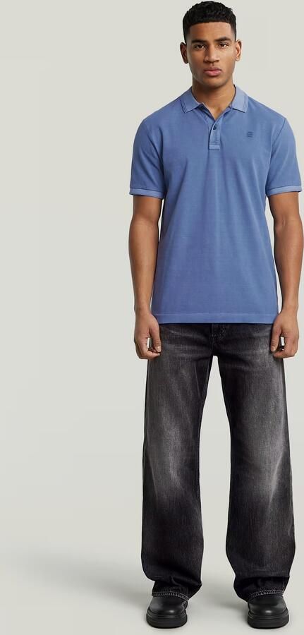 G-Star RAW Poloshirt Dunda slim fit Logo-embossing op de borst - Foto 7